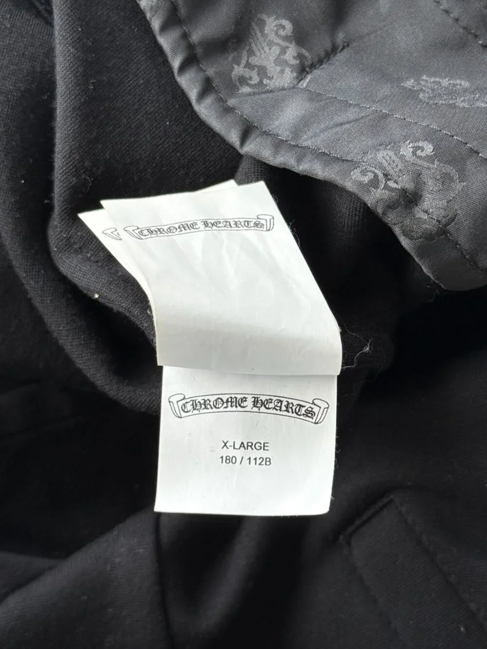 Chrome Hearts Matty Boy Black Chomper Track Jacket